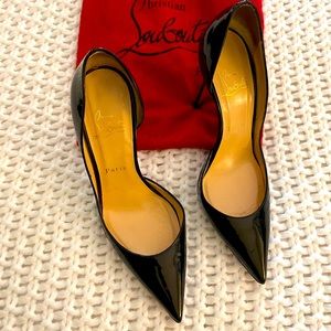 Christian Louboutin Iriza 38 Black Heels